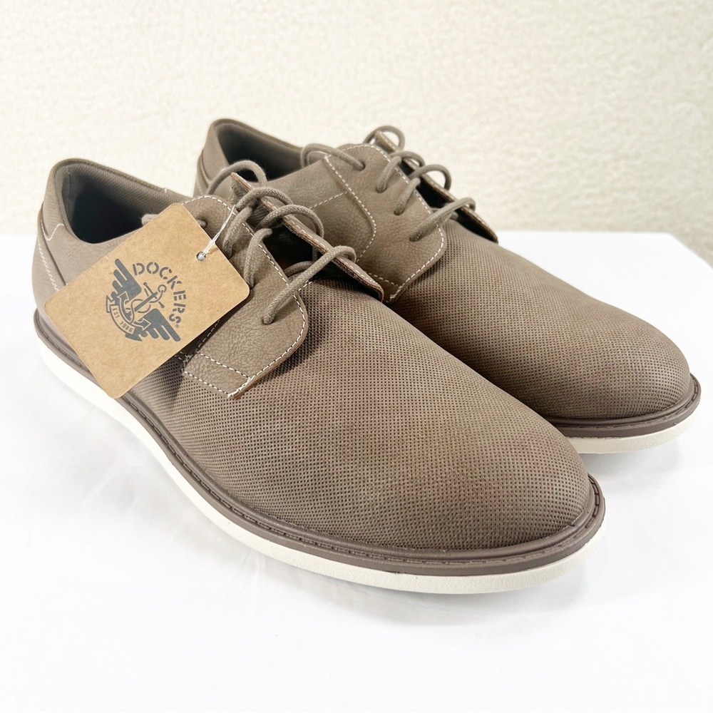 Men's Dockers Oxfords comfort shoes taupe Size 12 New